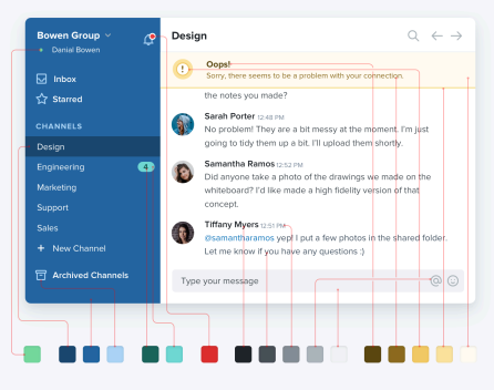 Ejemplo de como SI usar el color