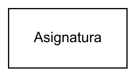 Entidad Asignatura