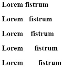 Encabezados con espacios