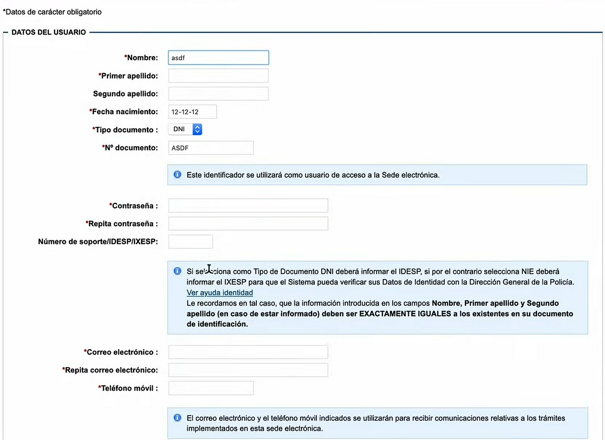 Parte superior del formulario