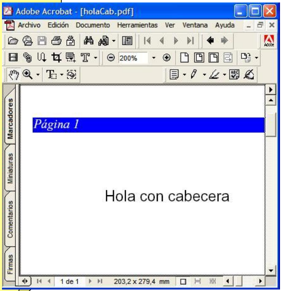 Salida usando fo:static-content